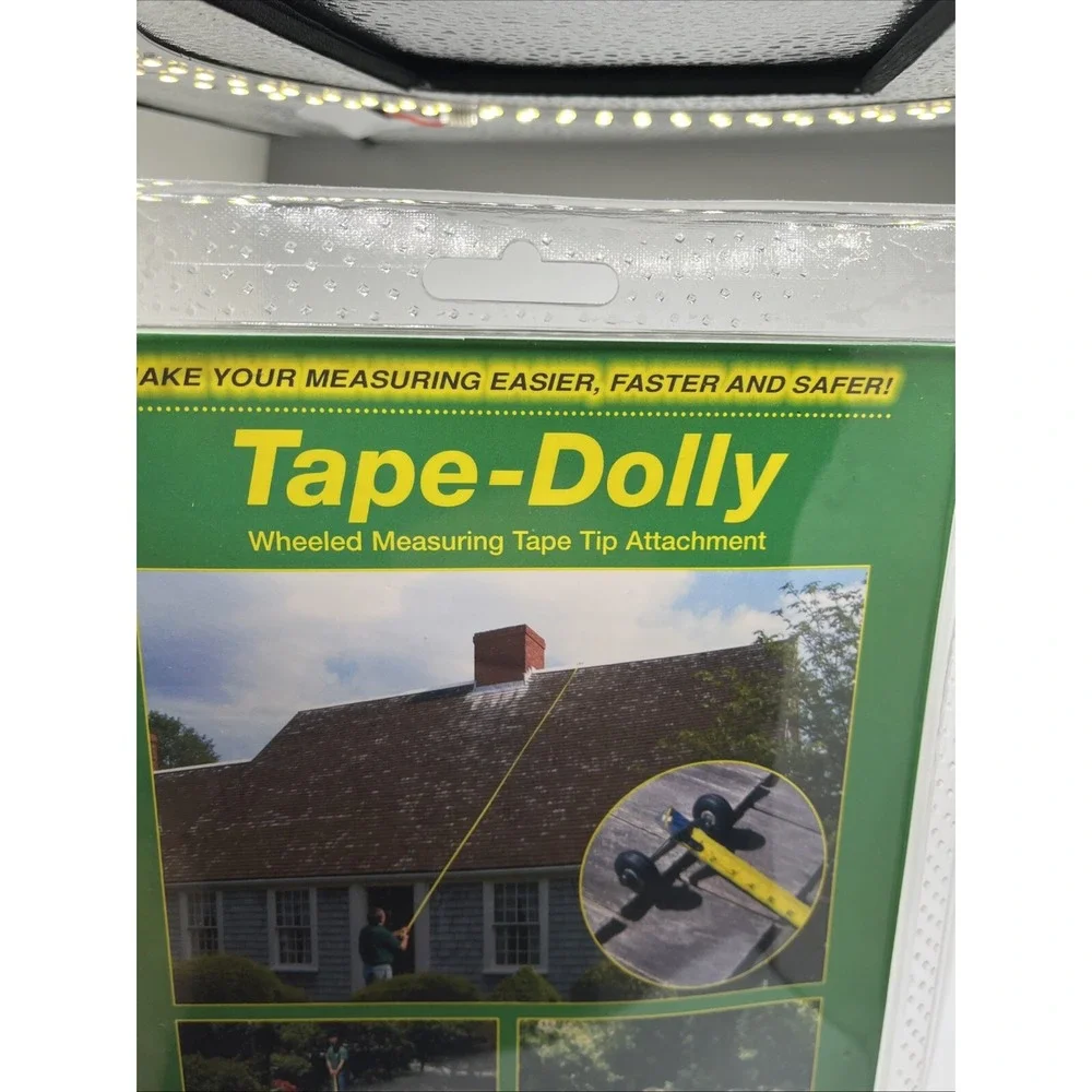 Tape Dolly Wheeled Measuring Tape Tip Attachment Makes Measuring Easier New!